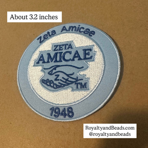 Zeta Amicae iron on patch