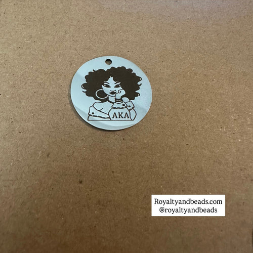 AKA girl charm (silver). SS