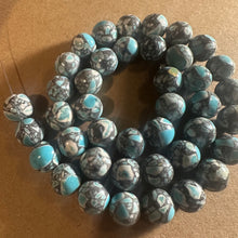 Load image into Gallery viewer, Blue and gray beads