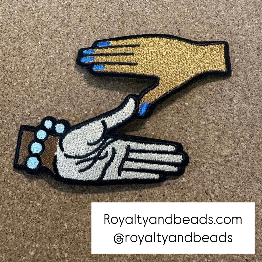 Zeta Phi Beta hand patch