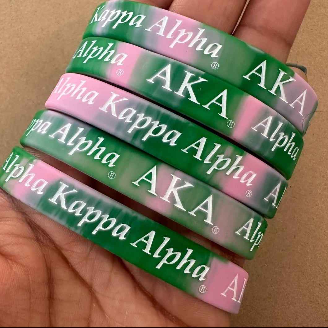 Alpha Kappa Alpha wristband
