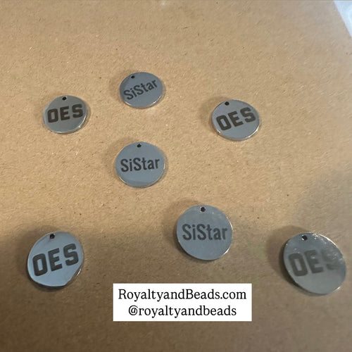 OES circle charm. SS