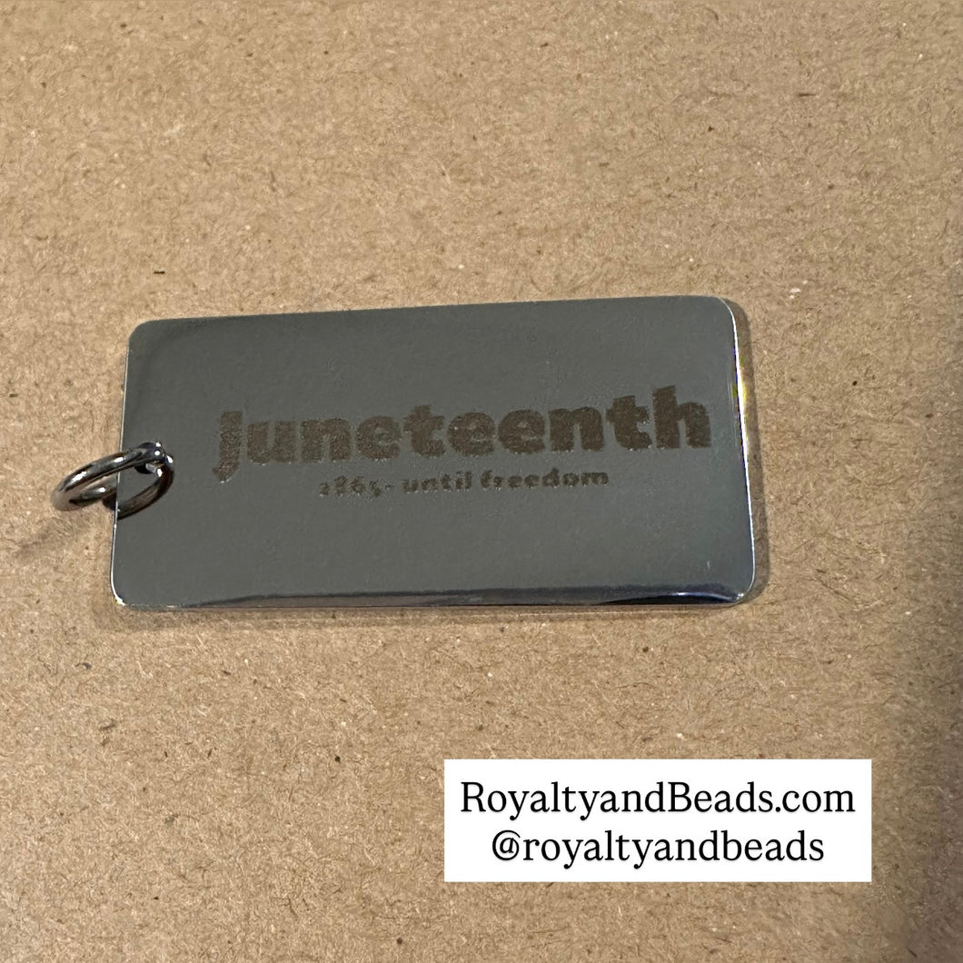 Juneteenth charm SS.