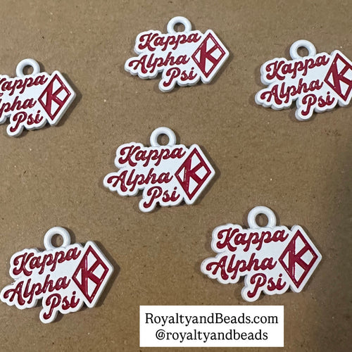 White Kappa Alpha Psi charm