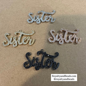 Pave Sister charm.