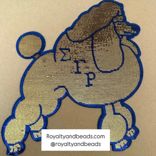 Sigma Gamma Rho poodle patch