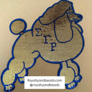 Sigma Gamma Rho poodle patch