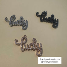 Load image into Gallery viewer, Pave lucky charm.