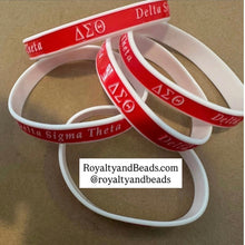 Load image into Gallery viewer, Delta Sigma Theta wristband