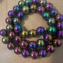 Load image into Gallery viewer, Rainbow hematite beads 10mm.