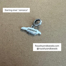 Load image into Gallery viewer, Jamaica charm (sterling silver)