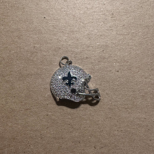 Pave saints helmet charms.