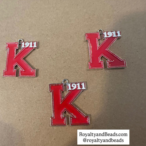 Kappa K letter charm