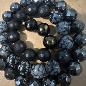 Black bead mix