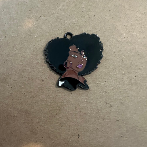 Black woman charm.