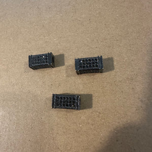 3 pave all black spacers
