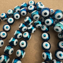 Load image into Gallery viewer, Blue and white beads