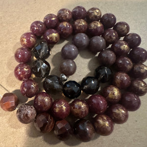 Brown mixed beads 8mm*