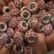 Load image into Gallery viewer, Light pink big hole beads.