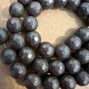 Gray beads 8mm