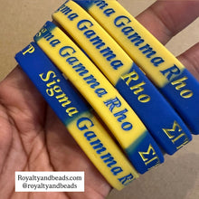 Load image into Gallery viewer, Sigma Gamma Rho wristband