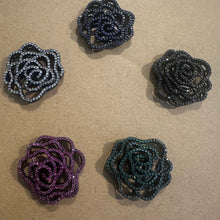 Load image into Gallery viewer, Pave rose charms.