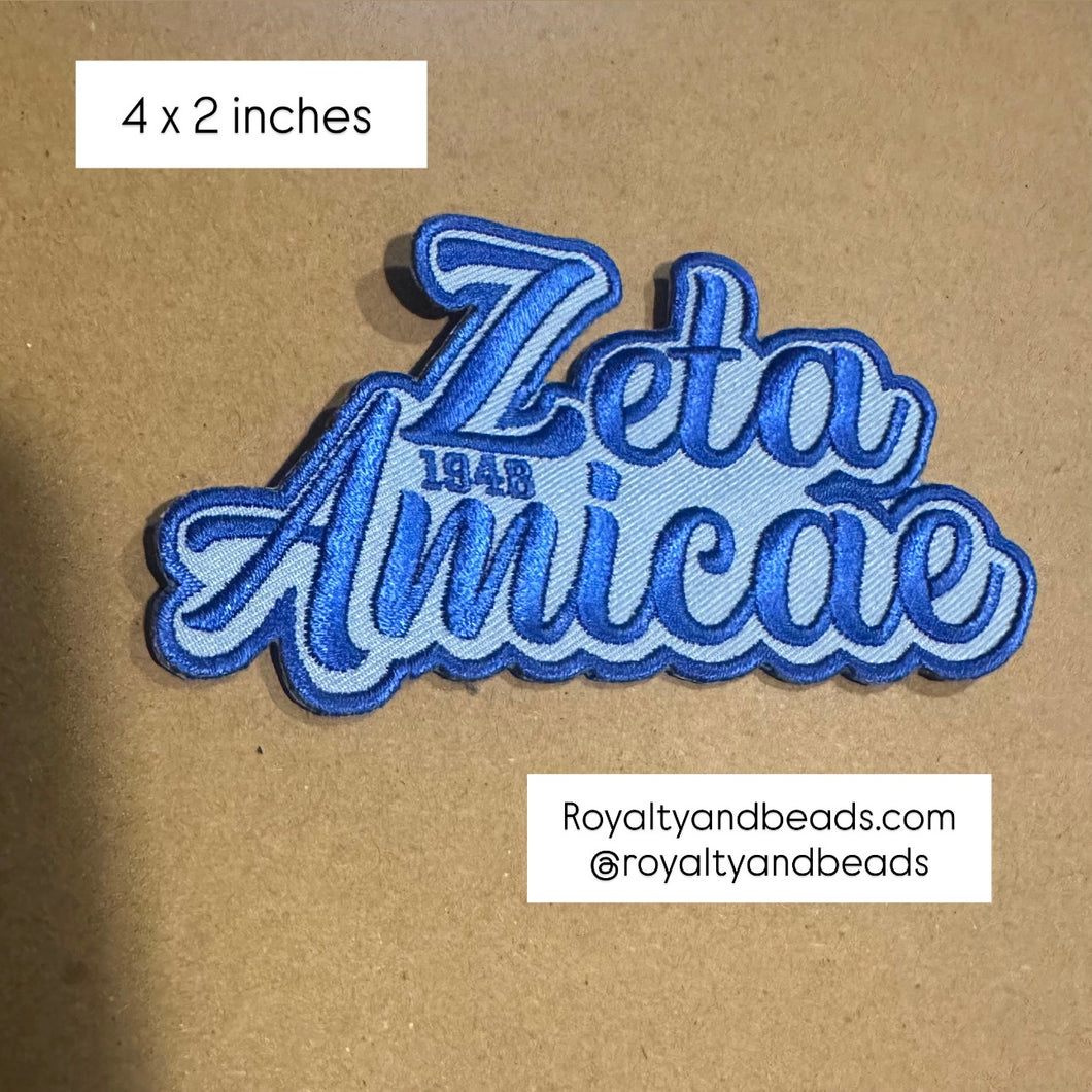 Zeta Amicae iron on patch