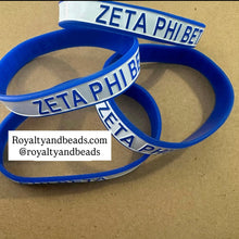 Load image into Gallery viewer, Zeta Phi Beta wristband