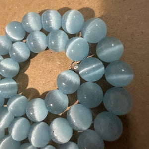 Blue cats eye 8mm