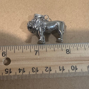 Silver dog charm - Omega