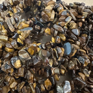 Tigers eye chip beads