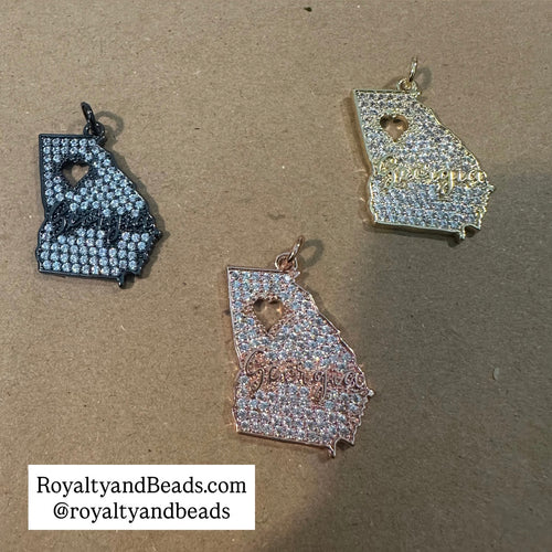 Pave Georgia charm.