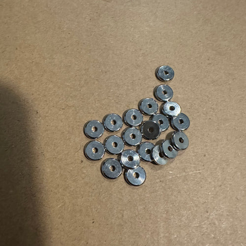 Silver spacers 8mm (20)