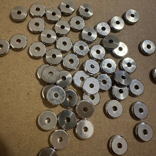 Silver spacers 8mm