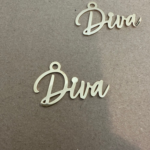 Gold Diva charms