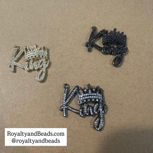 New Pave King charms