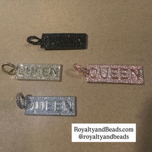 Pave Queen charm.