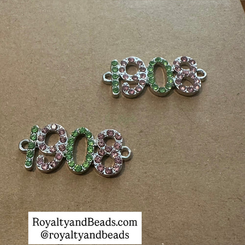 Pink and green 1908 bar