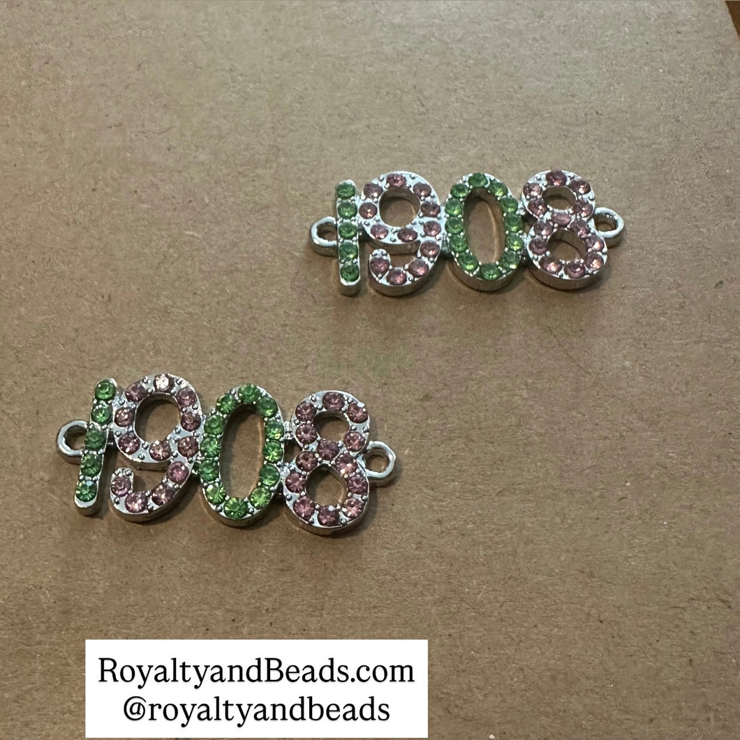 Pink and green 1908 bar
