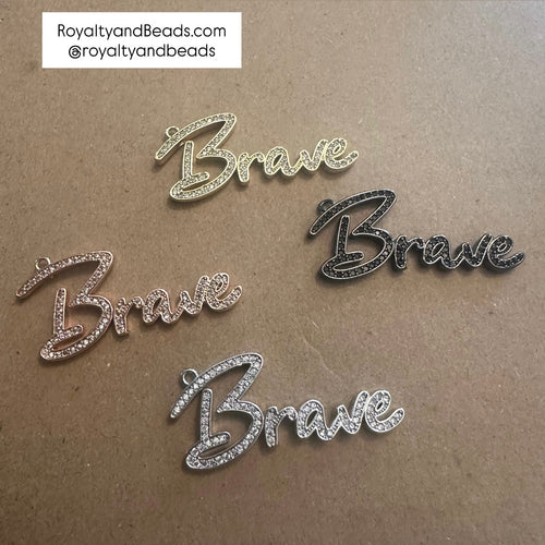 Pave Brave charm.
