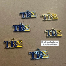 Load image into Gallery viewer, Tau Beta Sigma charm (TBS)