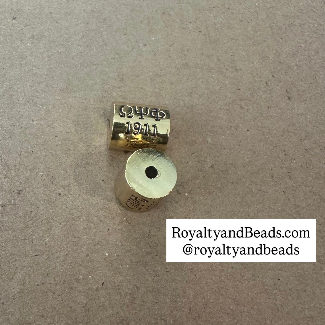 Omega Psi Phi 1911 cylinder charms