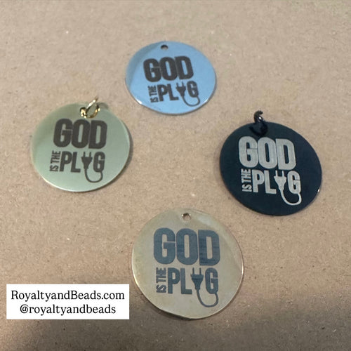 God is the plug charm SS.