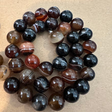 Load image into Gallery viewer, Brown agate beads