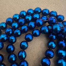 Load image into Gallery viewer, Blue hematite beads.