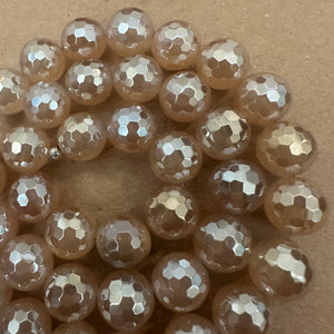Yellow agate beads