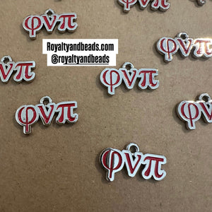 Phi Nu Pi charms (silver)