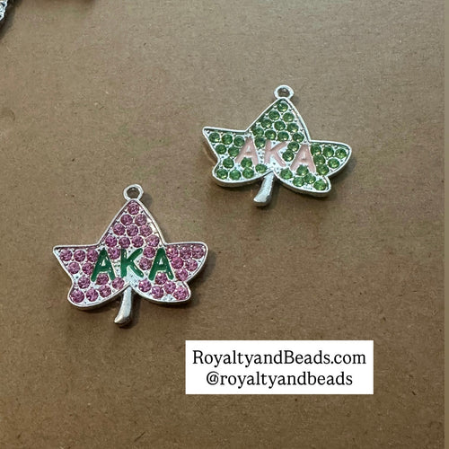 Silver rhinestone ivy