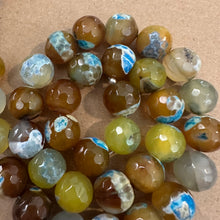 Load image into Gallery viewer, Blue agate beads 12mm