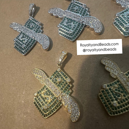 Pave Money charms